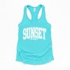 Simply Sage Market Varsity Sunset Chaser Racerback Tank - 2 of 4