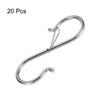 Unique Bargains Metal Safety Buckle S-shaped Kitchen Utensil Hooks and Hangers 20 Pcs - 3 of 4