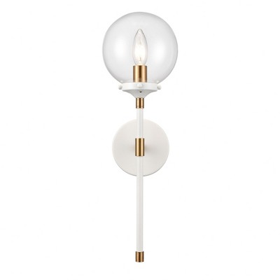 Elk Home Boudreaux 1 - Light Wall Light in  Matte White