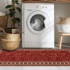 Bordered Machine Washable Area Rugs, Area Rugs for Bedroom, Soft Lightweight Non Slip Indoor Carpet, Living Room Rug - 2 of 4