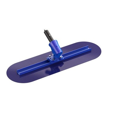 Bon Tool 22-525 Big Blue Bull Trowel - Blue Steel 36-inch X 12-inch - Wormgear Bracket