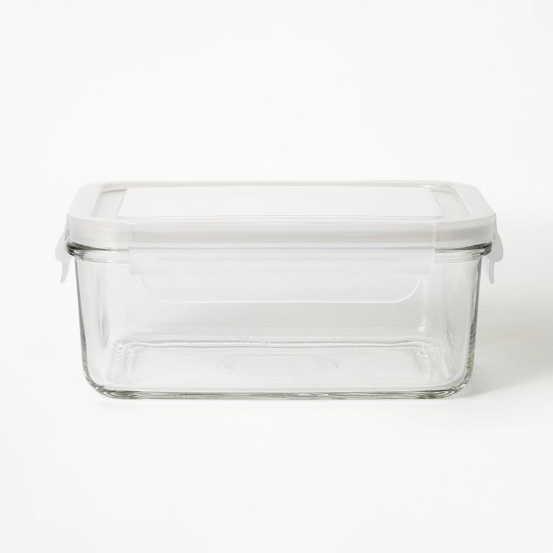 4.33 Cup Glass Food Storage Container Clear - Figmint&#8482;, 1 of 8