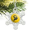 Central Oklahoma Secondary Logo Metal Snowflake Christmas Tree Holiday Ornament - 2 of 3