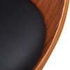vidaXL Dining Chair Bent Wood and Faux Leather - 3 of 4