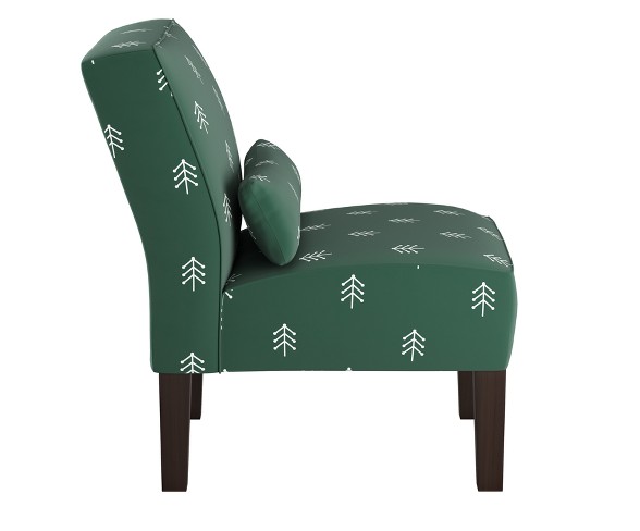 Armless Chair Line Tree Evergreen - Skyline Furniture