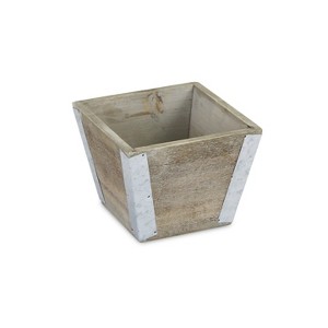 Cheung's Samil Tapered Square Wood Planter - 1 of 1