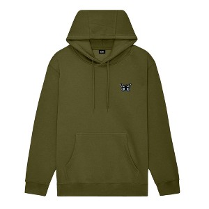 Dalix Butterfly Embroidery Relaxed Hoodie Soft Fleece Sweatshirt Drawcord Fit Lounge Womens - 1 of 4