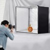 VEVOR Photo Studio Light Box, 32" x 32", 5600K Professional Photo Shooting Tent Kit with 5  Power Adapter Soft Light Cloth Corner Pieces, Black - 2 of 4