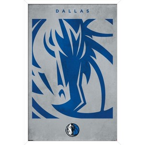 Trends International NBA Dallas Mavericks - Logo 25 Framed Wall Poster Prints - 1 of 4