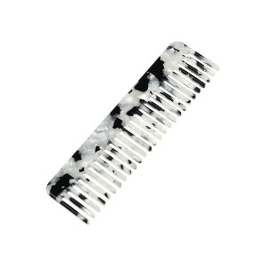 Unique Bargains Women Curly Thick Straight Hair Detangling Portable Wide Tooth Comb 1 Pc - 1 of 4