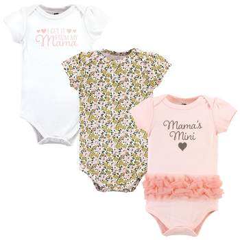 Hudson Baby Infant Girl Cotton Bodysuits, Mamas Mini Tutu