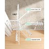 GROWNSY Baby Gate, 29.5"-53" Auto-Close Dog Gate for Stairs & Doorways, Pressure-Mounted Easy Install Baby Gate - No Drill, Anti-Trip, White - 3 of 4