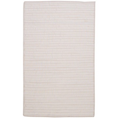 Colonial Mills Ticking Stripe Rect Braided Rug, Canvas 2'x4' , Rectangle Shape