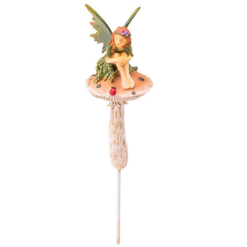 Wind & Weather Fairies On Mushrooms Garden Stakes, Set of 4, 4 of 16
