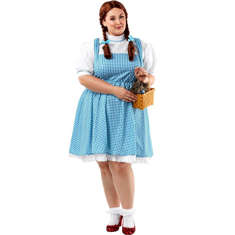 Rubie's Women's Plus Size The Wizard of Oz Dorothy Costume, 3 of 7