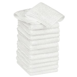 Unique Bargains Super Absorbent Microfiber Kitchen Towel 12 Packs - 1 of 4