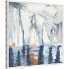 Amanti Art Sailboats In The Mist II by Dan Meneely Canvas Wall Art Print Framed 22 x 22-in. - 3 of 4