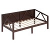 NicBex Twin/Full Modern Bed Frame Sofa Bed with Bedside Rails,High-Legged Daybed Platform Bed for Bedroom,Study,Kids Room - 4 of 4