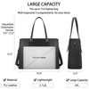 Laptop Bag for Women 15 Inch Laptop Tote Bag Leather Classy Computer Briefcase - 4 of 4