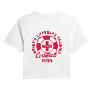 Women's - The Sandlot - Wendys Lifeguard Training Cropped Graphic T-Shirt - 1 of 4