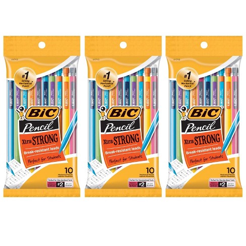 Bic #2 Mechanical Pencils, 0.7mm, 6ct - Multicolor : Target