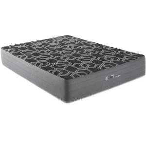 Vynxaria 10-Inch Full Smooth Top Foam Mattress, Lux Firm, Ice Cover, 1" Copper/Gel/Silver/Graphite Elate Visco, Adjustable Friendly - 1 of 4