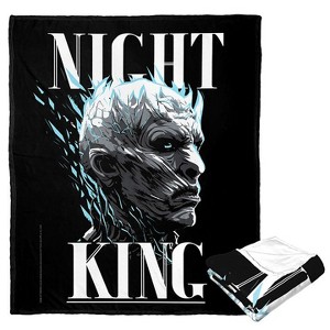 Warner Bros. Game Of Thrones Night King Silk Touch Throw Blanket 50x60 Inches - 1 of 4