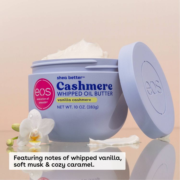 eos Shea Better Cashmere Whipped Oil Butter - Vanilla - 10 fl oz, 3 of 8