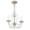 Livex Lighting Mirabella 3 - Light Chandelier in  Brushed Nickel - 3 of 4