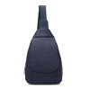 MKF Collection Cleisy M logo Embossed Vegan Leather Women’s Sling Bag by Mia K - 2 of 4