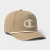 Champion Adult Noah Twill Baseball Hat - Khaki - 3 of 4
