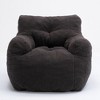 Grungis Bean Bag Chair,Beanbag Chair with Memory Foam,Adult Lounge Sofa with Armrests,Comfy Couch for Living Room Bedroom or Gaming Venue - 4 of 4