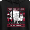Women's - SpongeBob SquarePants - Spongebob Xmas Sweater Cropped Graphic Hoodie - 2 of 4