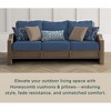 Honeycomb Outdoor Deep Seating Cushion Set - 3 of 4