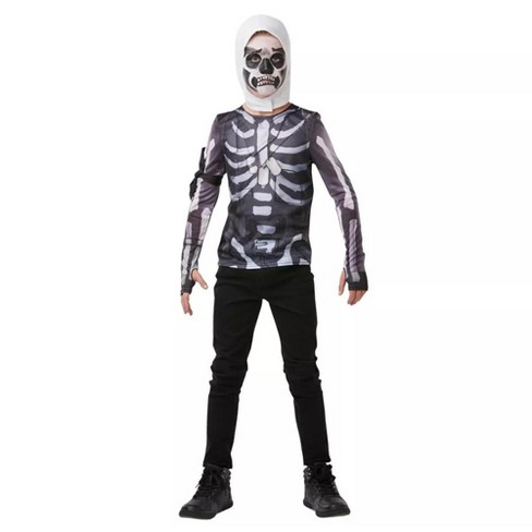 Rubie's Fortnite Skull Trooper Teen Costume Top & Hood - image 1 of 4