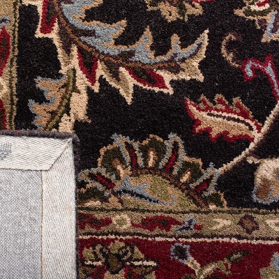 Elegant Heritage Hand-Tufted Wool Area Rug - Red Chocolate, 3' x 5'