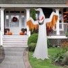 12ft Giant Scary Ghost Flames and Flashing Red Eyes Inflatable Halloween Decoration - 3 of 4
