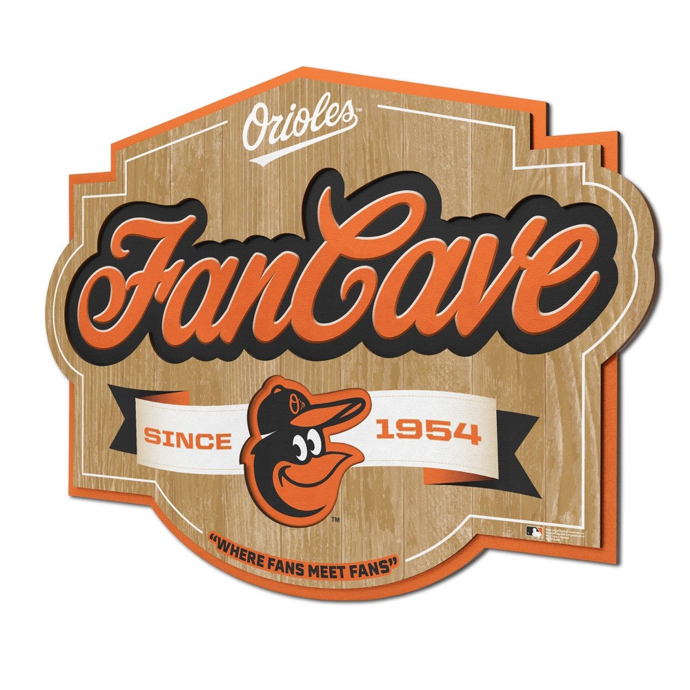 Photos - Coffee Table MLB Baltimore Orioles Fan Cave Sign