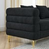 CAVINAS Comfort Teddy Fabric Couches for Living Room, Oversized Sofa with Pillows, Deep Seating Sofa for Living Room, Bedroom - 4 of 4