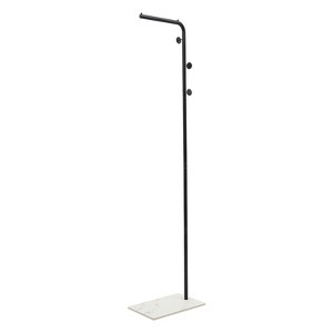 YIYIBYUS Coat Stand Sturdy Metal Clothes Rail - 69in Modern Clothes Rack with Hooks for Clothes, Bags and Shoes - 1 of 4
