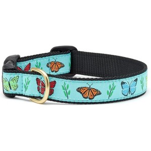 Up Country Butterfly Effect Dog Collar - Large (15 to 21 Inches) 1 Inch Wide Width) - 1 of 1
