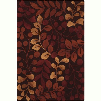 Nourison Contour Chocolate Area Rug