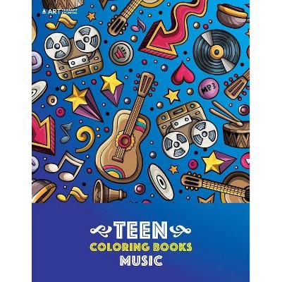 Teen Coloring Books - by  Art Therapy Coloring (Paperback)