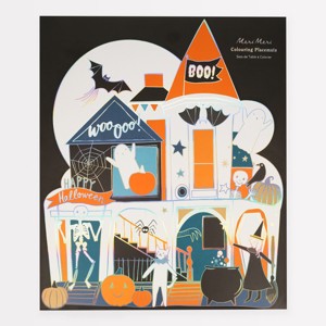 Meri Meri Shaped Halloween Coloring Placemats (Pack of 8) - 1 of 2