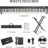 88-Key Portable Electric Keyboard,With Accessories, Compact Design, Ideal for Music Learners and Travel - 2 of 4