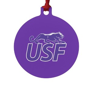 University of Sioux Falls Primary Logo Aluminum Holiday Christmas Tree Ornament - 1 of 4