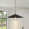 LLHZSY Farmhouse Single Rustic Pendant Ceiling Light Fixture, Black-W25 3/5" - 2 of 4