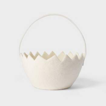 Easter Figural Egg Basket White - Spritz™