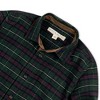 Hope & Henry Boys' Organic Long Sleeve Flannel Shirt with Suede Detail, Merry Pine Plaid, 18-24 Months - 2 of 4