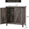 Sideboard Buffet Cabinet, Small Storage Cabinet with Adjustable Shelves and 2 Doors Accent Entryway Console Cupboard for Living Room, Dining Room - 2 of 4
